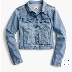 J. Crew Cropped Denim Jacket